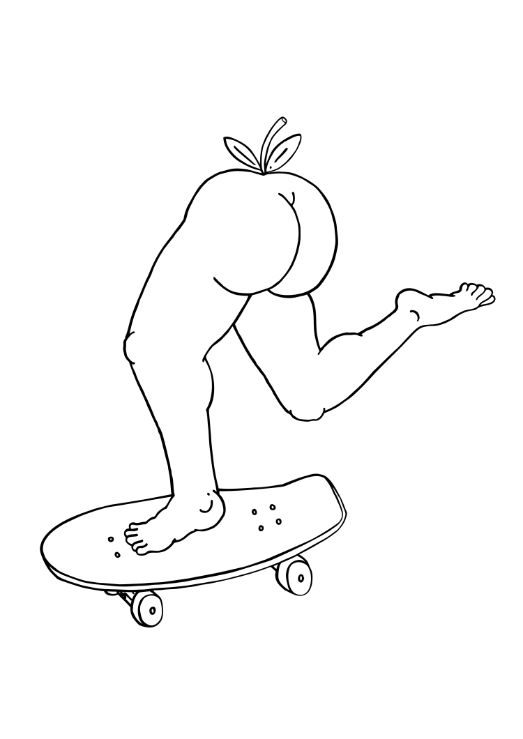 Skate Peach